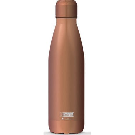 Μπουκάλι θερμός i drink id0052 therm 500ml metallic